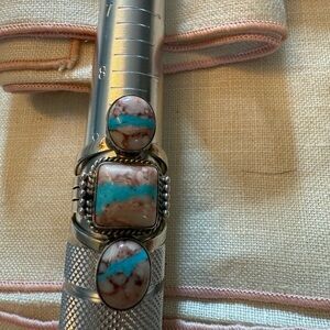 Native American Navajo Ring royston ribbon